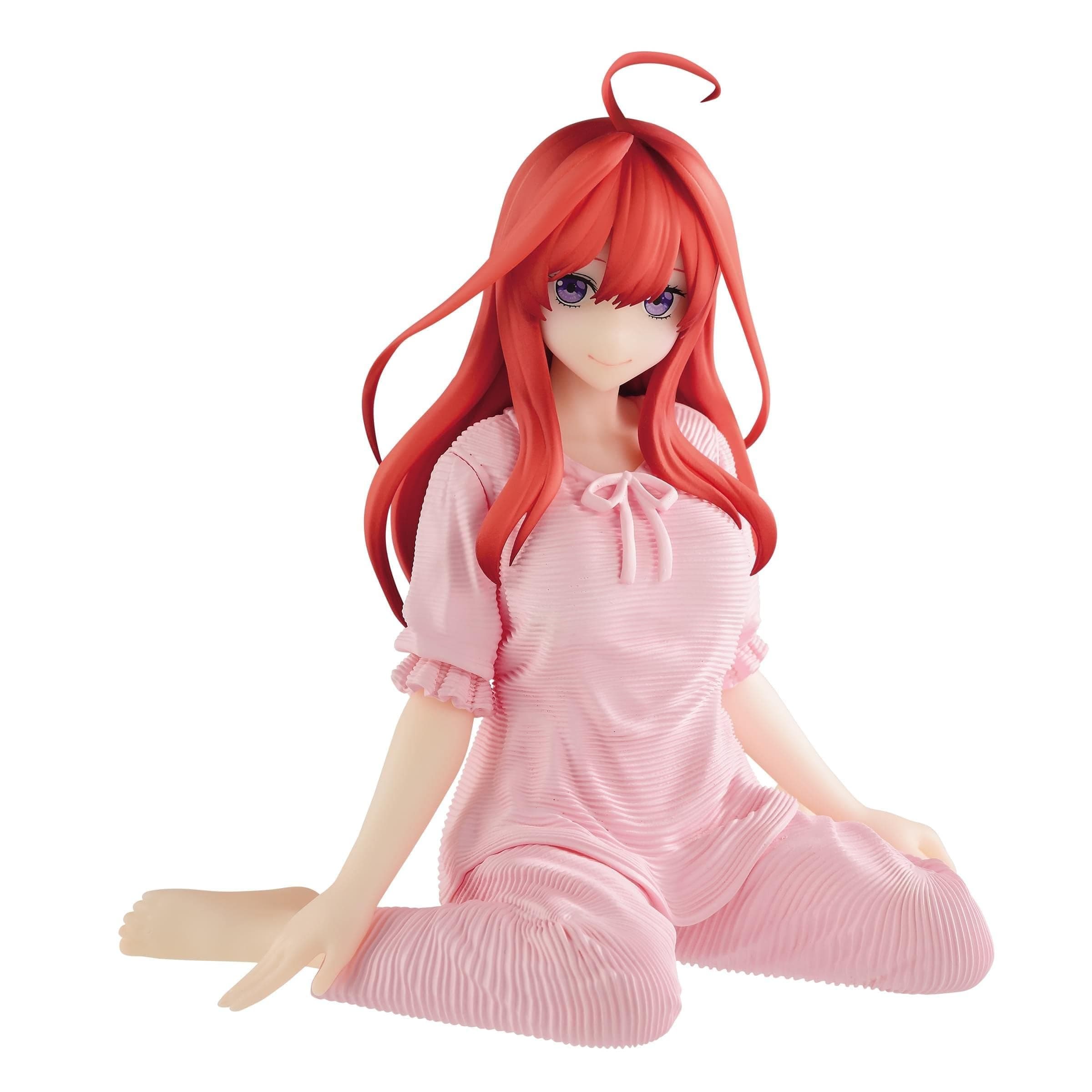 DECOR SPIRIT The Quintessential Quintuplets - Itsuki Nakana Sitting Action Figure for Home Table - Desk & Car Deskboard Decor | 11cm Itsuki Nakano Figure Gift for Kids, Family & Friends (Itsuki)