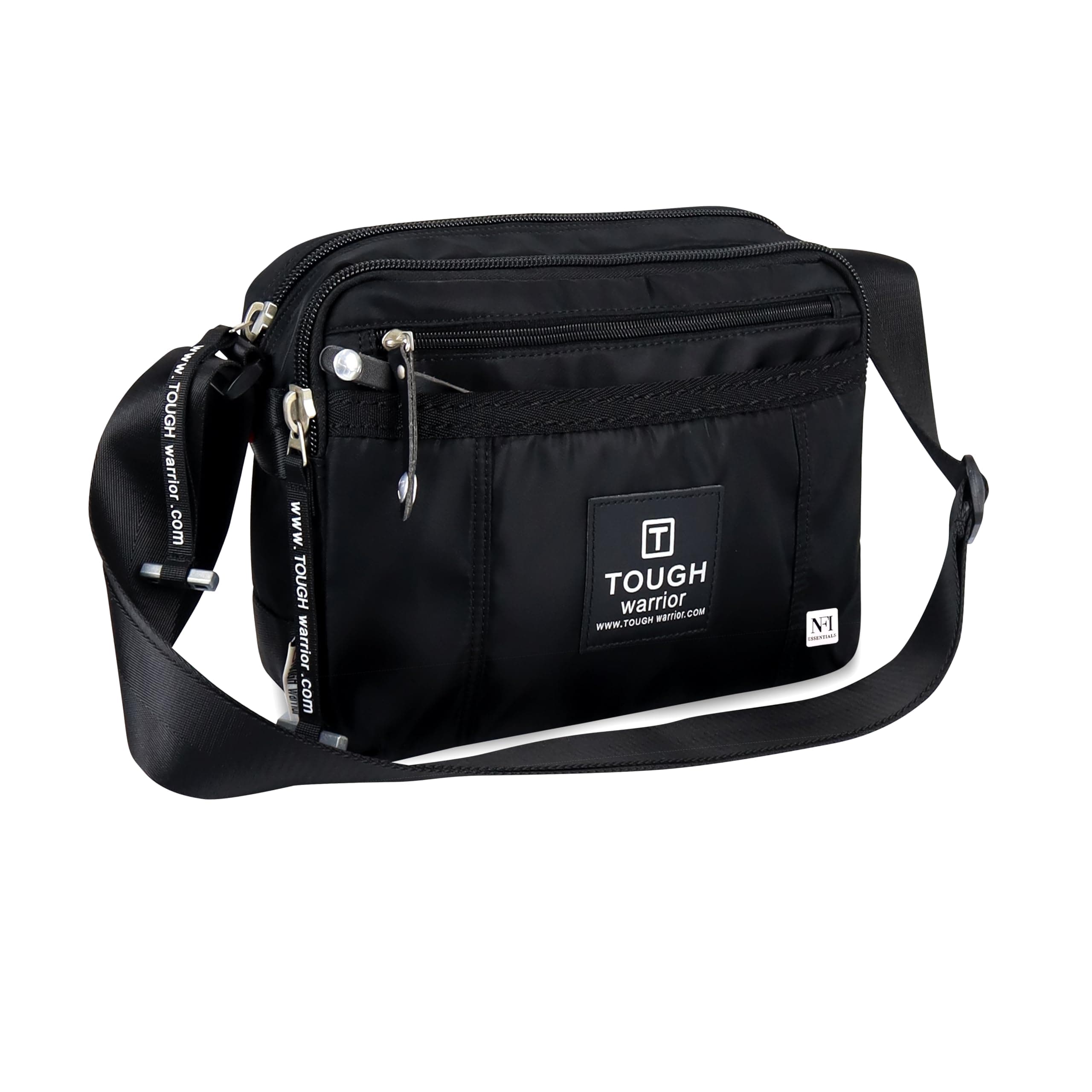 NFI essentials Cross Body Sling Bag For Men & Women for Office Travelling Stylish Multipurpose Messenger Chest Bag for College & Classes, One Side Shoulder
