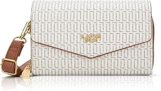 Lavie Luxe Women's Monogram Sally25 Horizontal Cross Body Sling Bag | Ladies Purse Handbag | Gift for Women