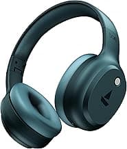 Boat Rockerz 421, 60H Battery, Low Latency(40Ms), 40Mm Drivers, ENx Tech, Stream Ad Free Music via App Support, Bluetooth Headphones, Wireless Over Ear Headphone with Mic (Bold Blue)