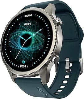 Noise NoiseFit Halo 1.43" AMOLED Display, Bluetooth Calling Round Dial Smart Watch, Premium Metallic Build, Always on Display, Smart Gesture Control, 100 Sports Modes (Forest Green)