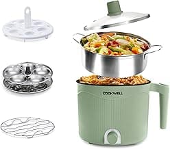 Cookwell Multipurpose Cook Kettle With 1.5L Nonstick Inner Pot (600W)