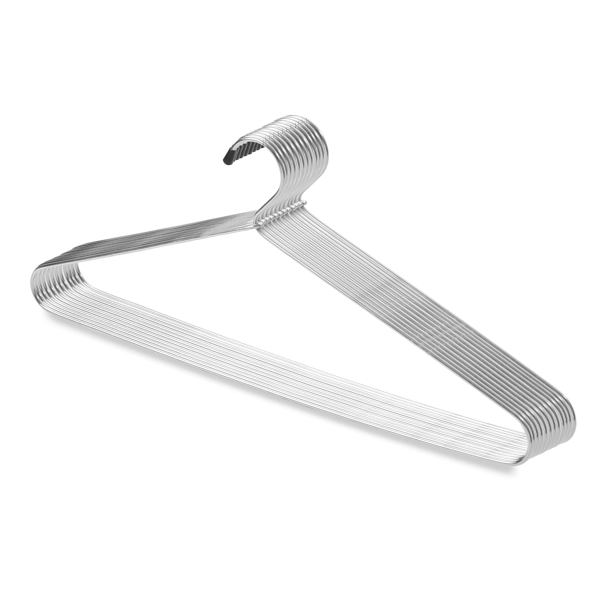 Home Heaven Stainless Steel Clothes Hangers Pack of 6 | Heavy Duty Metal Wire Hangers for Clothes | Rust Resistant Slim Coat Suit Shirt Hanger for Wardrobe Closet Space Saving Organizer