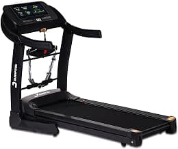 Durafit91™ Velox Pro Multifunction 6 HP Peak BLDC|Hydraulic Foldable Treadmill|25 Level Auto Incline |18 Km/Hr Max Speed|Max Weight 150 Kg|Bluetooth Speaker|Wynd app|Running Surface:L-1350mm&W -500mm