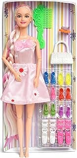 EL FIGO Fashion Girl Doll/Doll Toy for Kids/Doll for Girls with Accessories (Multicolour)
