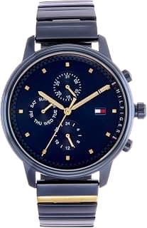 Tommy Hilfiger Quartz Multifunction Blue Dial Metal Strap Watch for Women-NETH1781893