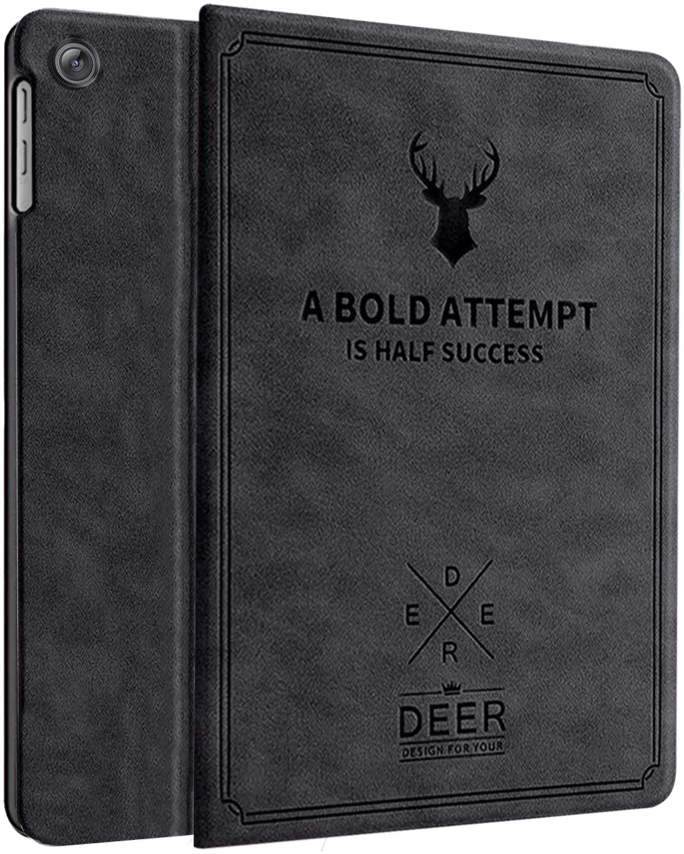 Robustrion Cover for OnePlus Pad Go 2 12.1 inch Cover Case, Deer Cover Case for OnePlus Pad Go 2 Tablet Cover [Auto Sleep Wake Support] - Black