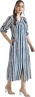 Leriya Fashion Dress for Women | Western One Piece Dress for Women Short & Long | Half Sleeve Casual Summer Dresses for Beach & Stylish Party Outifits Below The Knee