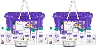 Himalaya Happy Baby Gift Pack 9s with Newborn Baby Essentials | No. 1 Doctor Recommended Brand | Complete Baby Care Kit | Safe for Newborns | Perfect for Every Baby Celebration (Pack of 2)