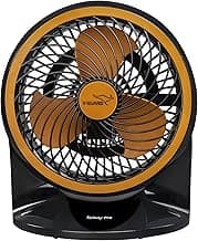 V Guard Spinny Pro 180 mm Table & Wall Fan | 2100 RPM High Speed Motor | 353 CFM Air Delivery | 3 Speed Settings | Compact and Powerful | Durable ABS Build | 2- Year Warranty | Orange Black