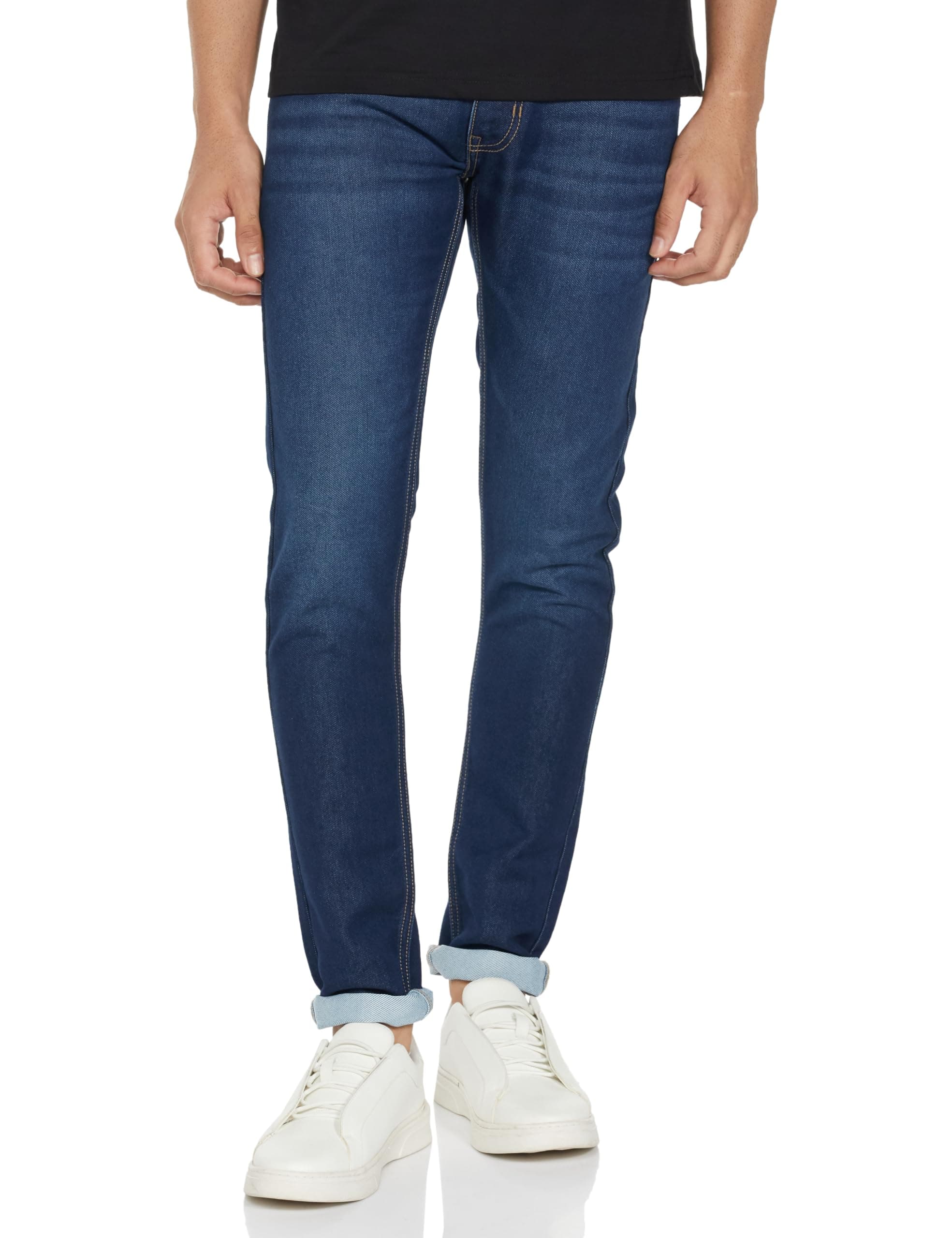 Peter England Men's Skinny Fit Jeans | Premium | Casual Wear | Stylish Bottoms