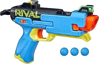 Nerf Rival Fate XXII-100 Blaster, Most Accurate Rival System, Adjustable Rear Sight, Breech Load, Includes 3 Rival Accu-Rounds - Multicolor