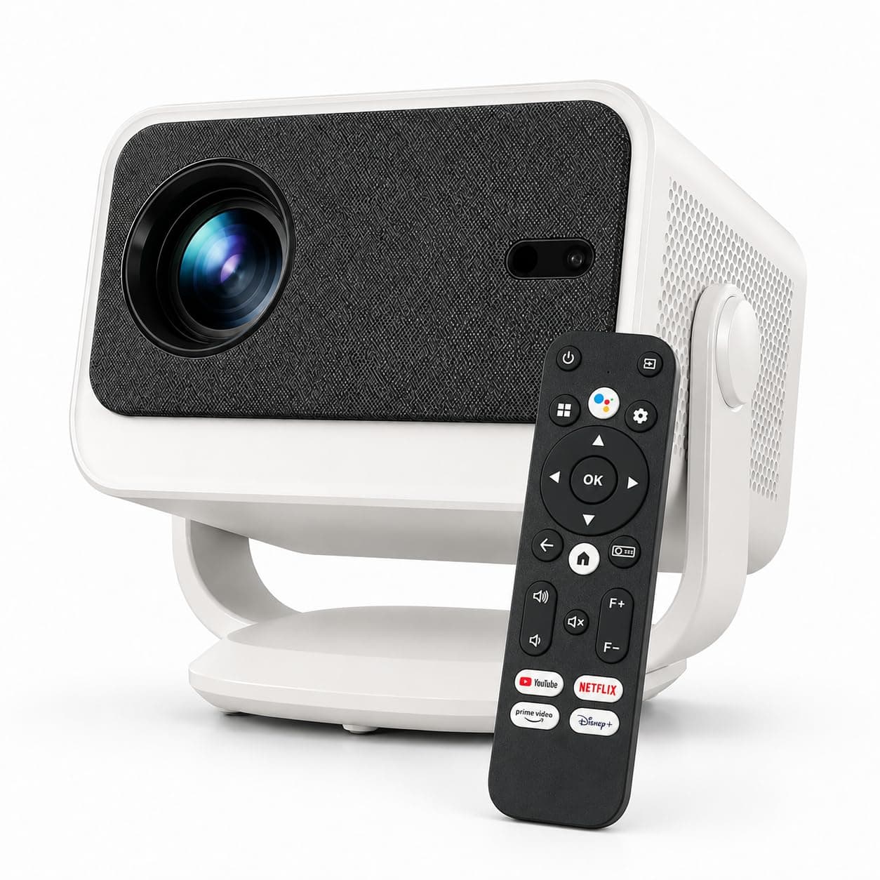 BeamX Neo GTV Smart Android Google TV Projector FHD 4k Support with 1080P Native, 20000 Lumens, Auto Focus, Auto Keystone, WiFi 6 Bluetooth 5.4, 270 Degree Rotatable Home Projector