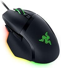 Razer Basilisk V3 35K Wired Ergonomic Gaming Mouse : HyperScroll Tilt Wheel - 35K DPI Optical Sensor Gen 2-13 Customizable Controls - Chroma RGB - Optical Switches Gen 3 - Speedflex Cable