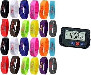 Pappi Boss Pappi-Haunt Digital Multi-Colour Dial Unisex Watch- Extreme Discount Combo Offer