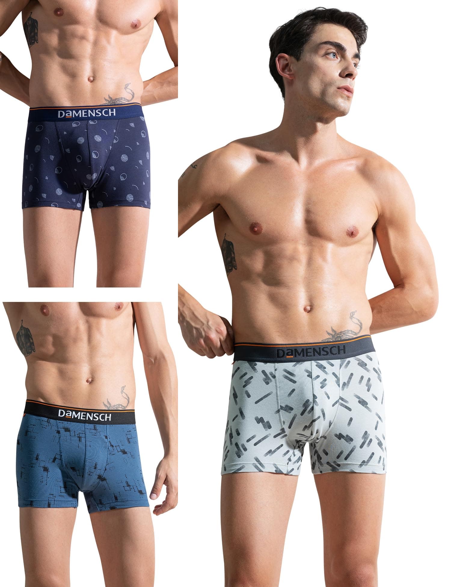 DAMENSCH Deo-Cotton Printed Underwear for Men