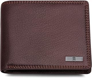 HORNBULL Stella Mens Brown Purse | Stylist Mens Wallet with RFID Blocking | Wallet Men Brown Genuine Leather Gift Set
