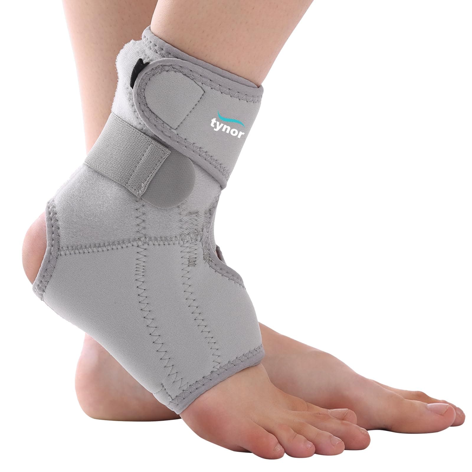 TYNOR Ankle Support (Neo), Grey, Universal Size, 1 Unit