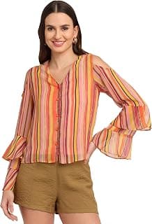 Zink London Multi Printed Women's Regular Top