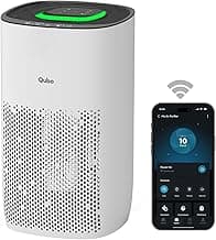 Qubo Smart Air Purifier Q200 for Home by Hero Group | Upto 200 Sq Ft | 99.99% Allergen Removal | HEPA H13 | 9000 Hrs Filter Life | App & Voice Control | Energy Saving | Ultra-Quiet BLDC Motor