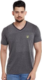 Mack Jonney Men Cotton Regular Fit Tshirts Grey XX-Large Pack of 1-VEE-ANTHRA01-XXL