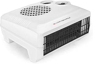Longway Magma Fan Room Heater | 2 Heat Modes (1000W/2000W) | ISI Approved | Advanced Overheat Protection | PTC Ceramic Element | 1-Year Replacement Warranty | White