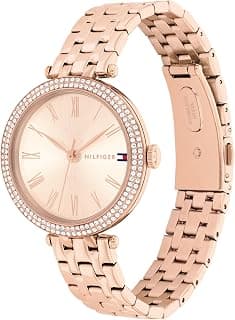 Tommy Hilfiger Quartz Analog with Gold Dial Gold Stainless Steel Strap Watch for Women - TH1782721