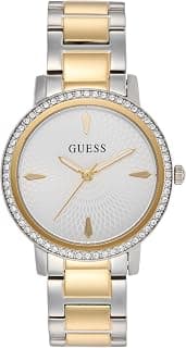 GUESS Round 34mm Silver Dial Analog Women Watch - U1405L2M
