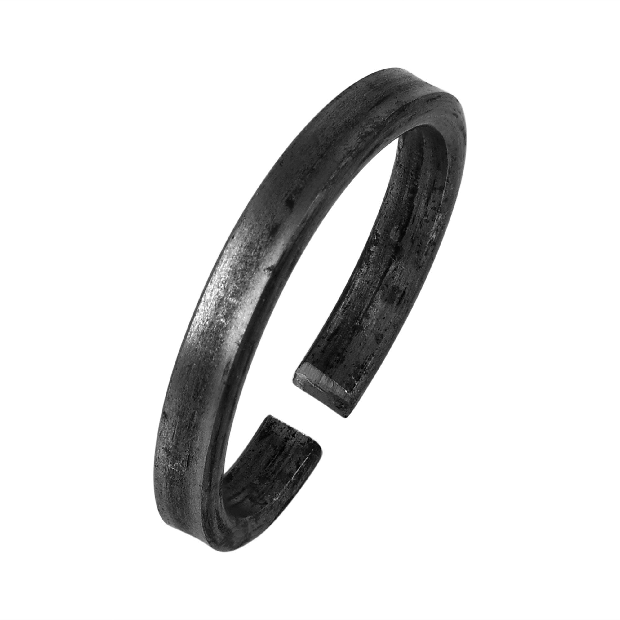 Missmister Creations- Actual real Iron Horse Shoe Ring-Kale Ghodey ki naal ka challa- for Shani dasha sade saati- for Men Women purified energised (MM8151ORNI)