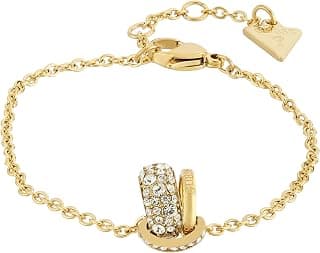 GUESS Fabulous Me Gold-Plated Stainless Steel Bracelet For Women | Durable | Tarnish-Resistant & Gift-Ready | Size Small