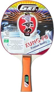 GKI Kung Fu Table Tennis Racquet,Wood, Multicolor