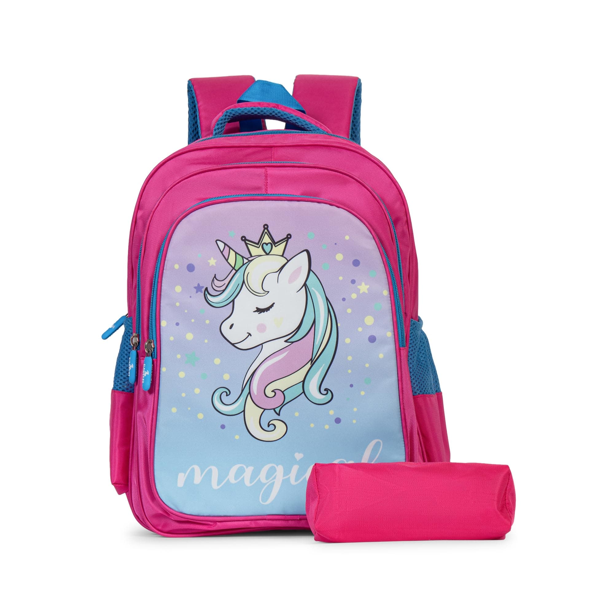 THE CLOWNFISH KidVenture Series Polyester 22 Litres Kids Backpack School Bag Daypack Sack Picnic Bag for Tiny Tots Child Age 5-7 years