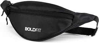 Boldfit Chest Bag for Men & Women,Crossbody Waist Pouch with 3 Zippered Compartments & Adjustable Strap,Multipurpose Fanny Pack for Travel, Festivals, Hiking, Cycling