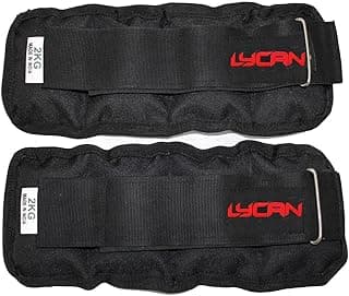 LYCAN Wrist/Ankle Weights 4 kg (2 kg Each x 2 pc)… (2 KG X 2PC)