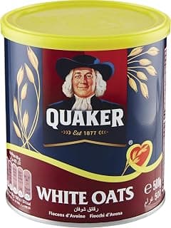 Quaker White Oats Tin, 500g