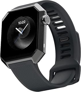 Layers Anarc Smart Watch–1.85” AMOLED Octagonal Display I Stainless Steel–Designed in London I HiSilicon Processor I 6-axis Motion Sensor I Precise Heart Rate & SpO2 Monitoring I IP68 Water Resistant