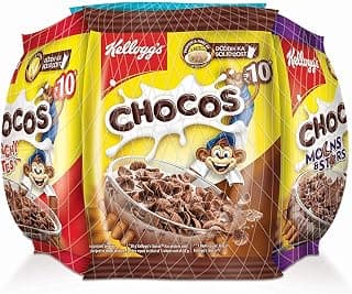 Kellogg's Chocos Variety Pack, 175g,Yellow