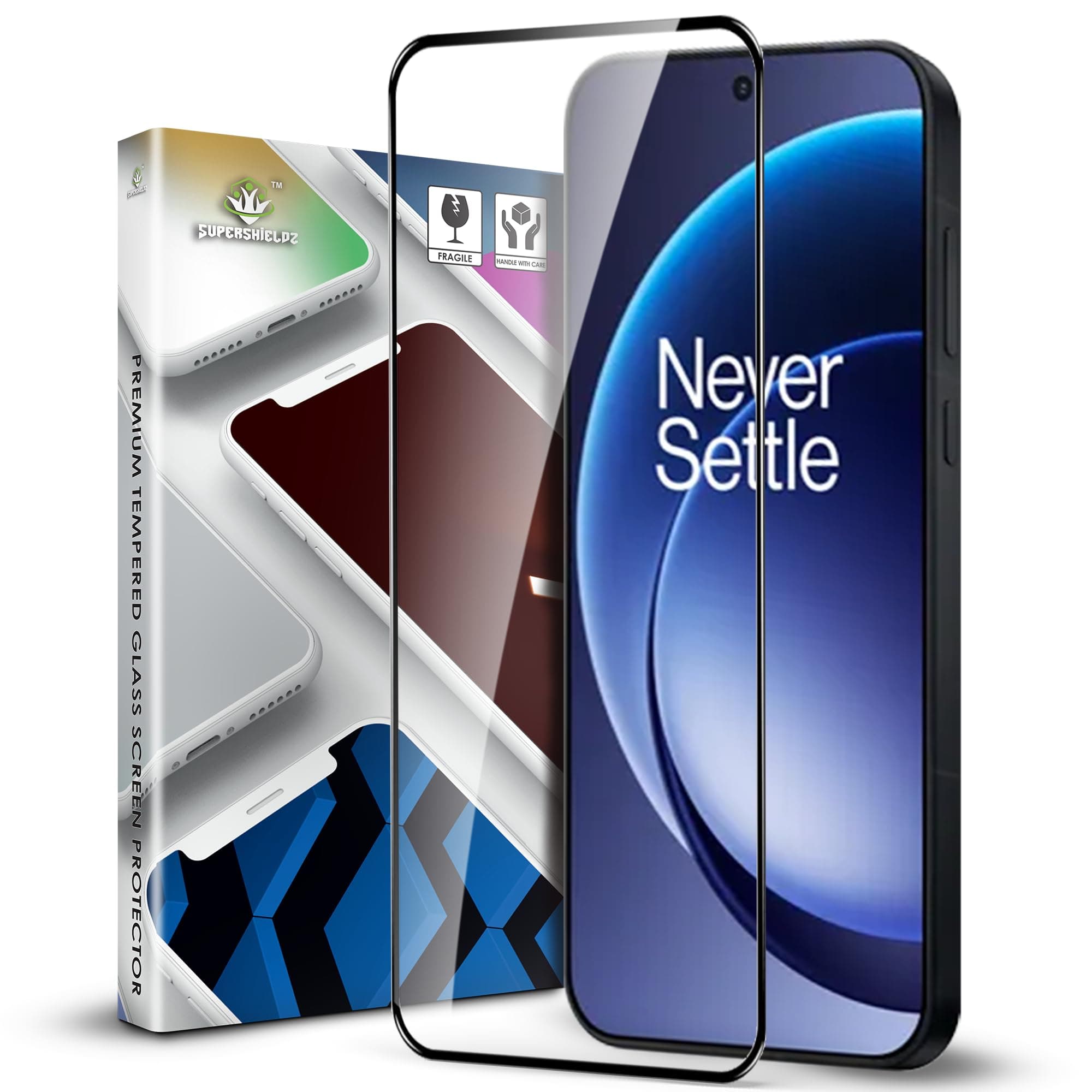 Supershieldz NeoGuard HD+ Tempered Glass Screen Protector Guard for OnePlus Nord 5 and OnePlus 15R, 9H Hardness, Edge-to-Edge, Military Grade Protection, Easy Installation Kit