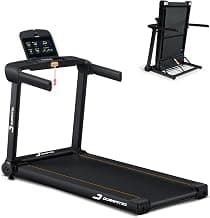 Racer 5 HP Peak BLDC Motorized Treadmill | 120 Kg User Weight| 16 Km/Hr Max Speed| Hydraulic Foldable| Bluetooth Speaker | Wynd app | Home use