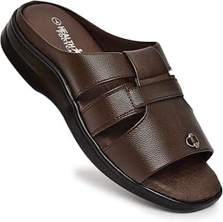 HEALTH FIT Extra Soft Diabetic & Orthopedic Slippers/Doctor Sole Chappal & Comfortable LightWeight Foortwear For Men's-702