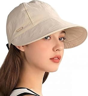 HSR Women Wide Brim Sun Hat | Versatile Casual Sunshade Bucket Hat for Women | UV Protection Summer Cap