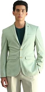 Arrow MenSlim fit Polyester Solid Single-breastedNotch Lapel Collar Blazer