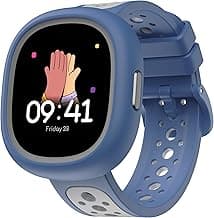 Noise Junior Champ 3 Smart Watch for Kids | 3-in-1 Look with 2 Switchable Bumpers, in-Built Learning Hub, Habit Builder, Exam & School Mode, SOS, 100+ Cloud Faces, Parental Control(Arctic Storm)