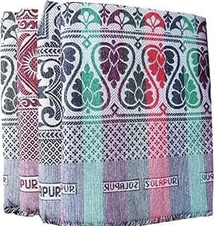 V.Idap Blanket Solapur Chaddar Super Soft Printed 5 x 7 feet (Multicolor) Pack of 1