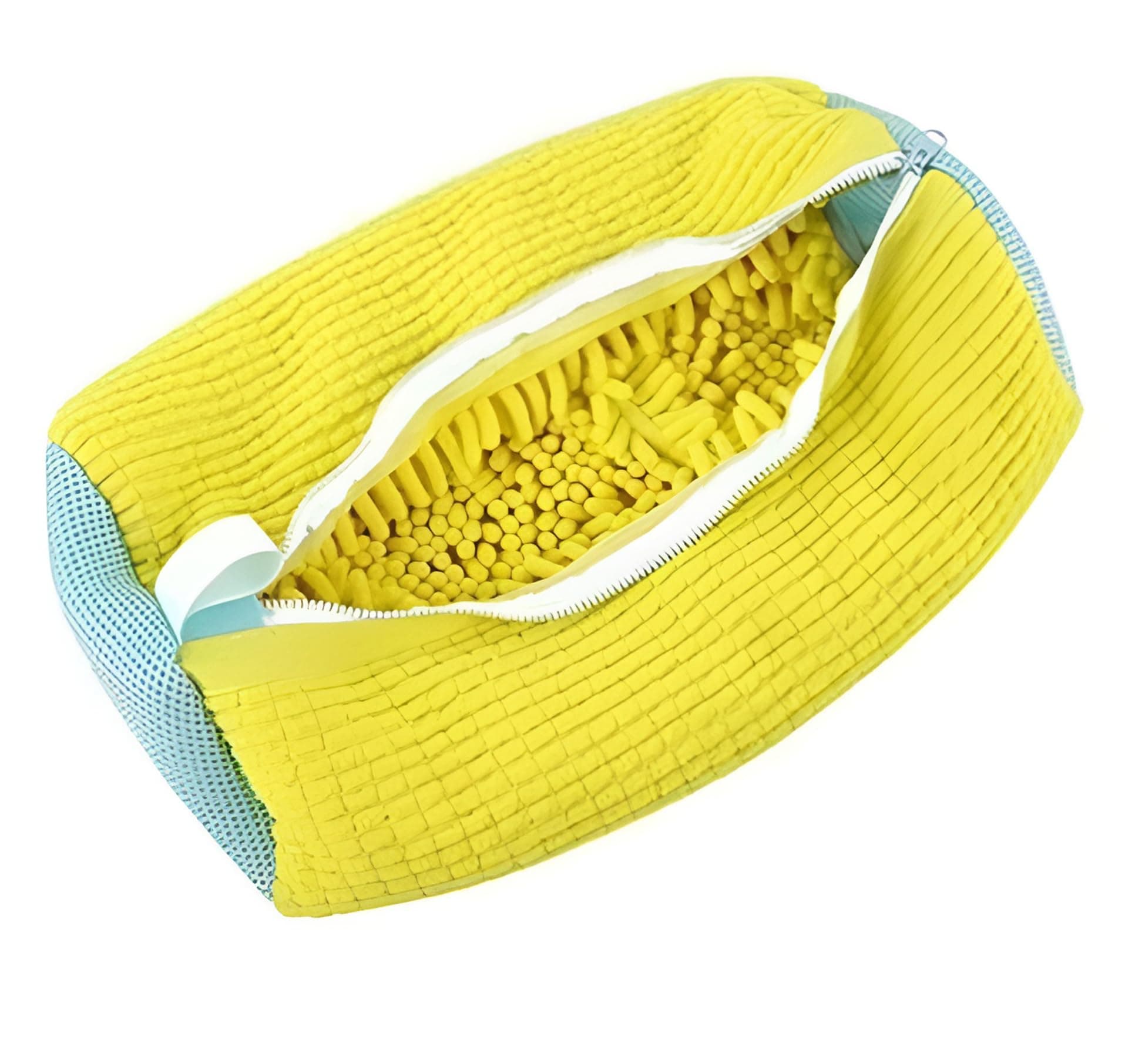 CONTACTS Shoe Washing Machine Bag | 360° Wrap Design | Reusable Shoe Bags for Washing Machine & Dryer | Ideal for Sneakers, Boots & Delicate Footwear (Yellow)
