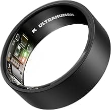 ULTRAHUMAN Ring AIR - Matte Grey - Size 9 - Smart Ring | No Monthly Subscription | Size First with Sizing Kit | Sleep Tracking Wearable - Heart Rate - Fitness Tracker