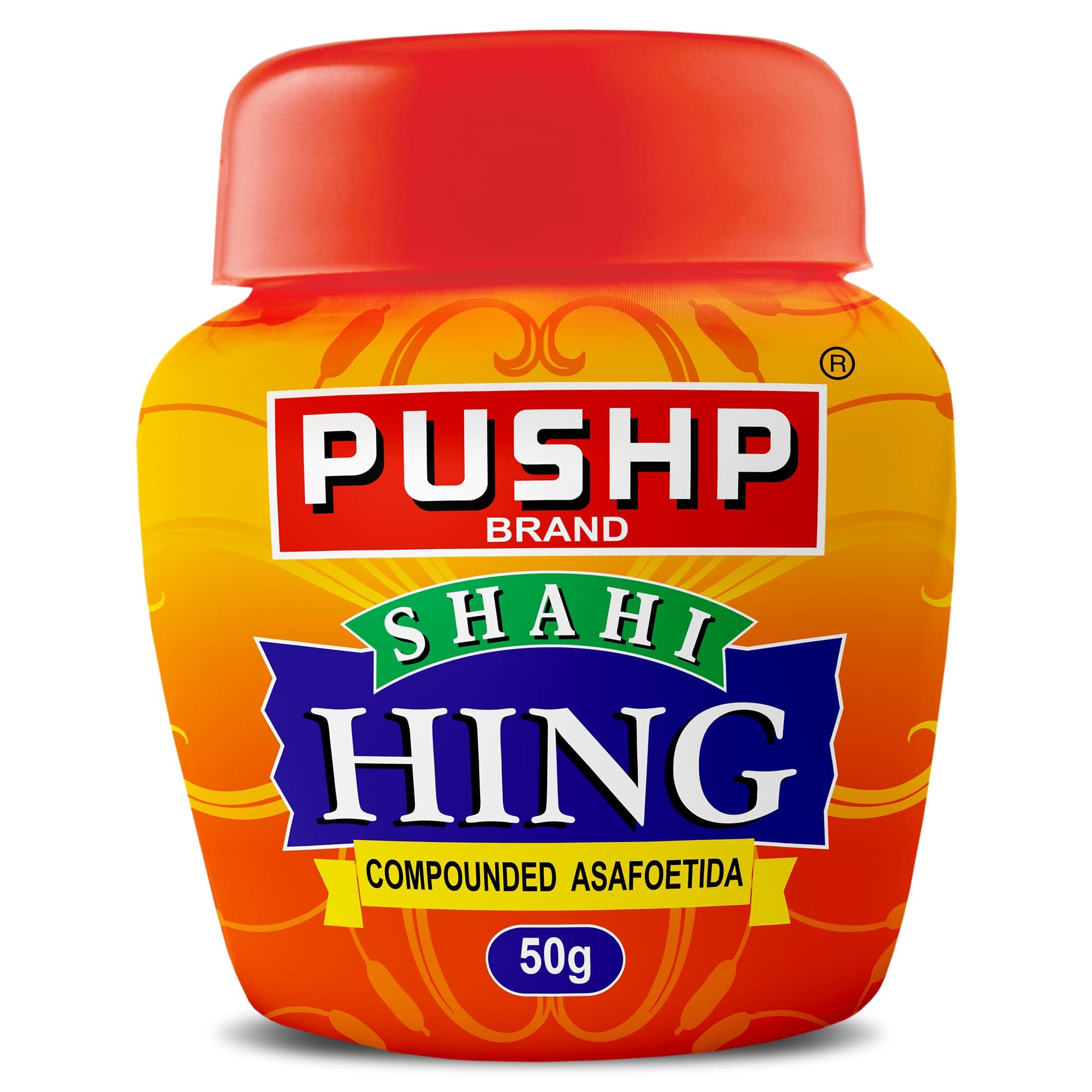 Pushp Shahi Hing | 50g | Strongest Hing Powder | Asafoetida with Strong Aroma & Authentic Flavor | Quality Blend | Perfect for Cooking & Seasoning | No Preservatives (Pack of 1)