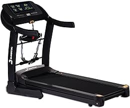 Durafit91™ Vigor Pro Multifunction 6 HP Peak BLDC Hydraulic Foldable Treadmill | 25 Level Auto Incline |18 Km/HrMax Speed | Max User Weight 150 Kg | Bluetooth Speaker | Wynd app |Home use