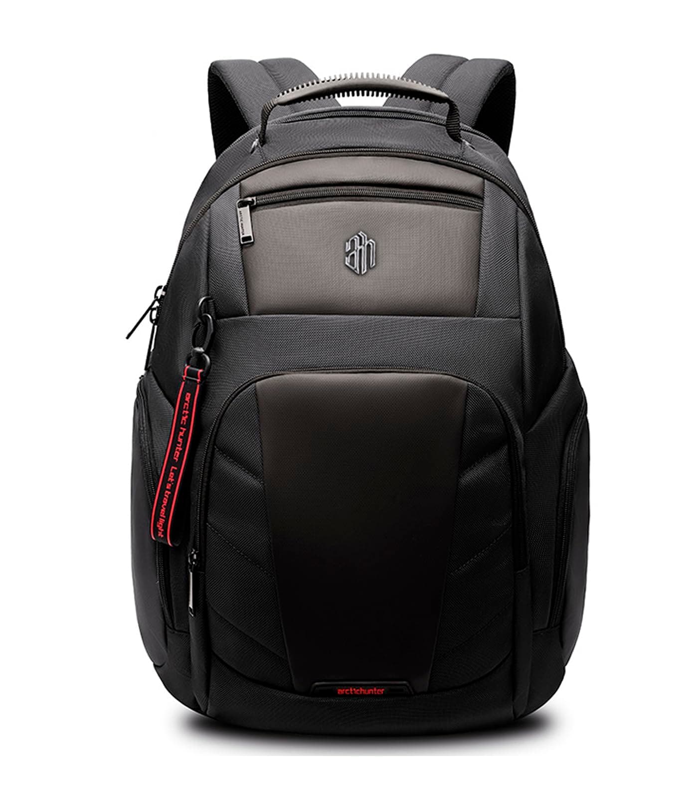 Arctic Hunter Travel Backpack For Men 30L RFID Anti-theft Pocket 15.6 Inch Laptop Bag 7 Zipper Pocket Water-Resistant Ergonomic Rubber Handle Lightweight for Commuting College Travel Abroad