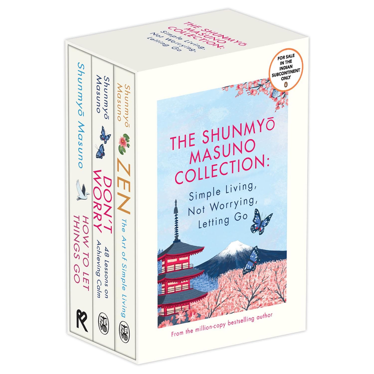 THE SHUNMYO MASUNO 3 BOOKS COLLECTION: Zen, Don’t Worry, and The Art of Simple Living | Simple Living, Not Worrying, Letting Go